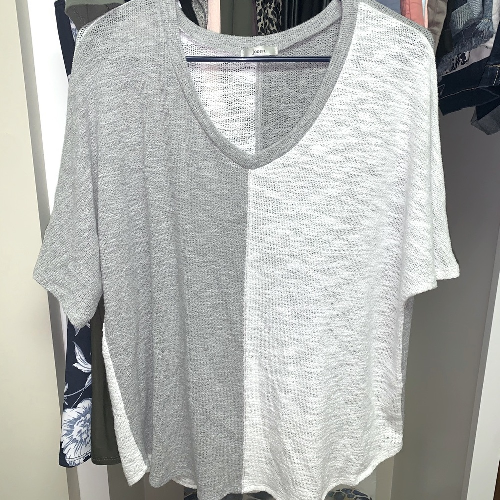 Color-block shirt
